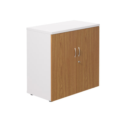 Aztec|1 Shelf|Wooden|Cupboard|800|Nova Oak-White