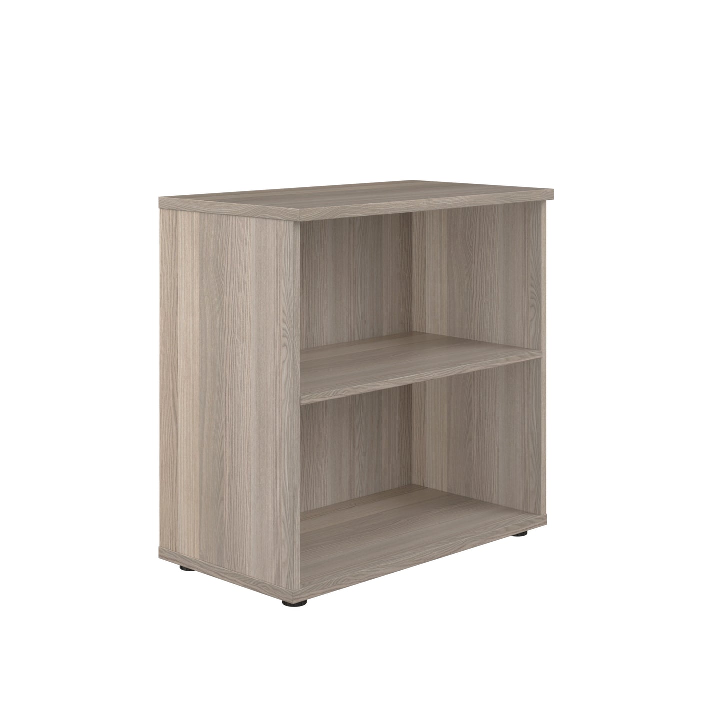 Aztec|1 Shelf|Wooden|Bookcase|800|Grey Oak