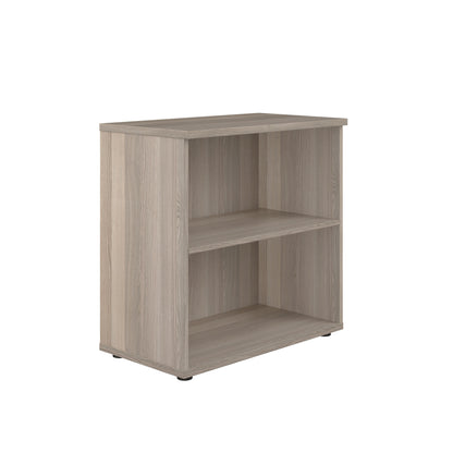 Aztec|1 Shelf|Wooden|Bookcase|800|Grey Oak