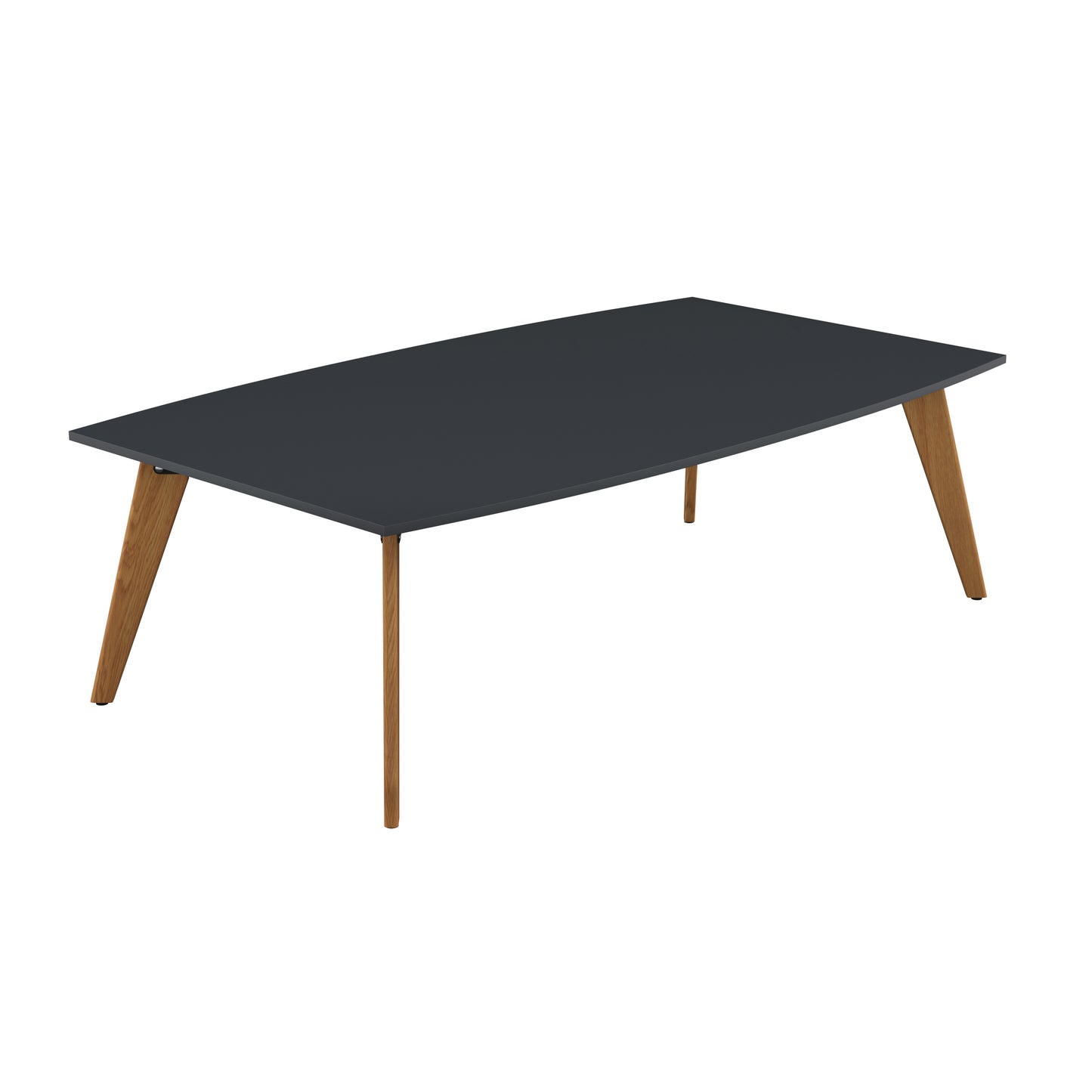 Plateau Barrel Table|2400x1200|Anthracite