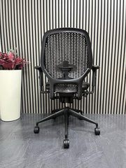 Orangebox Ara – Black Leather Seat– Lumbar Support –Rrp£759 - UK Delivery