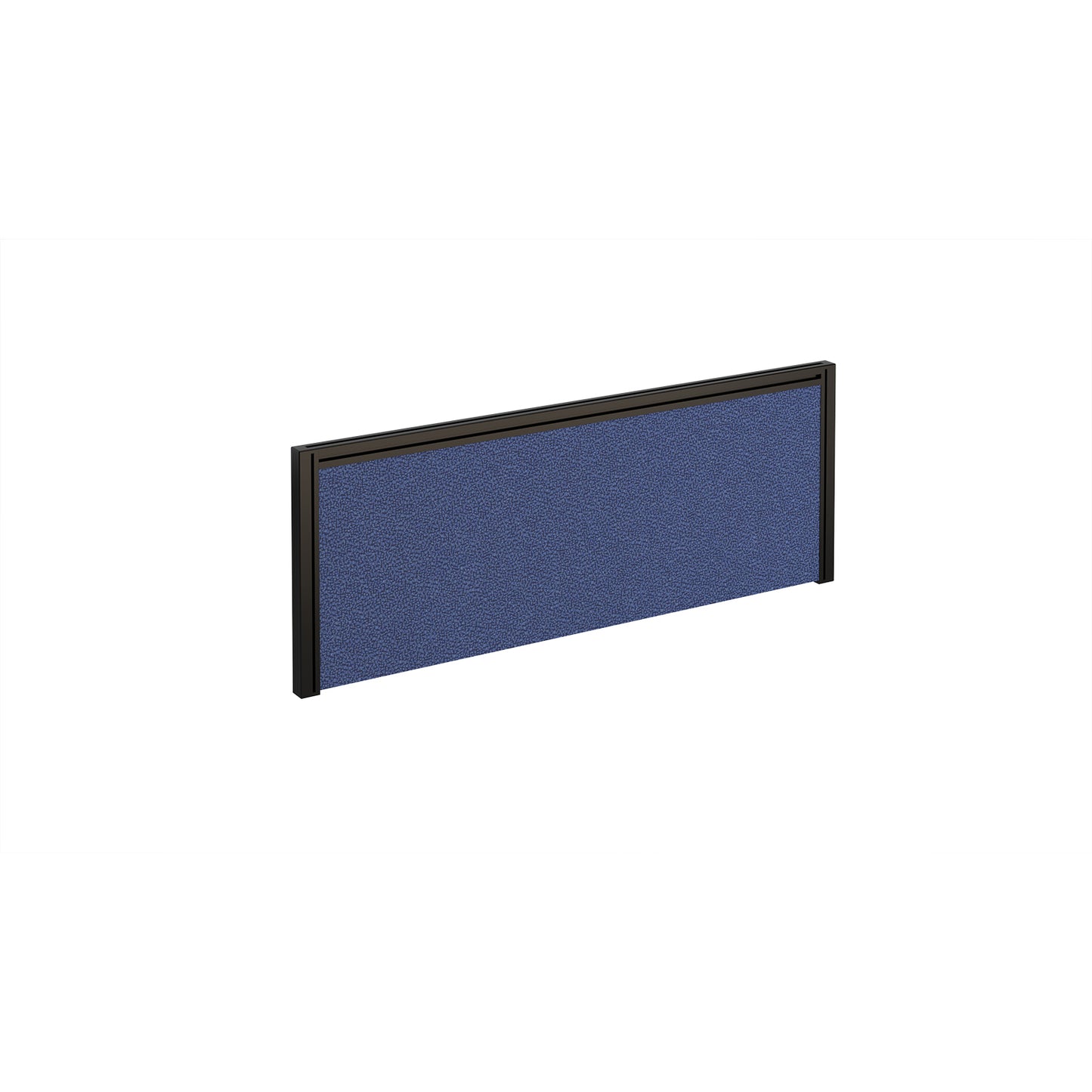 Straight fabric desktop screen with aluminium frame - A1000-K