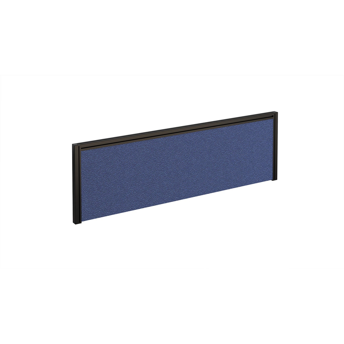 Straight fabric desktop screen with aluminium frame - A1200-K