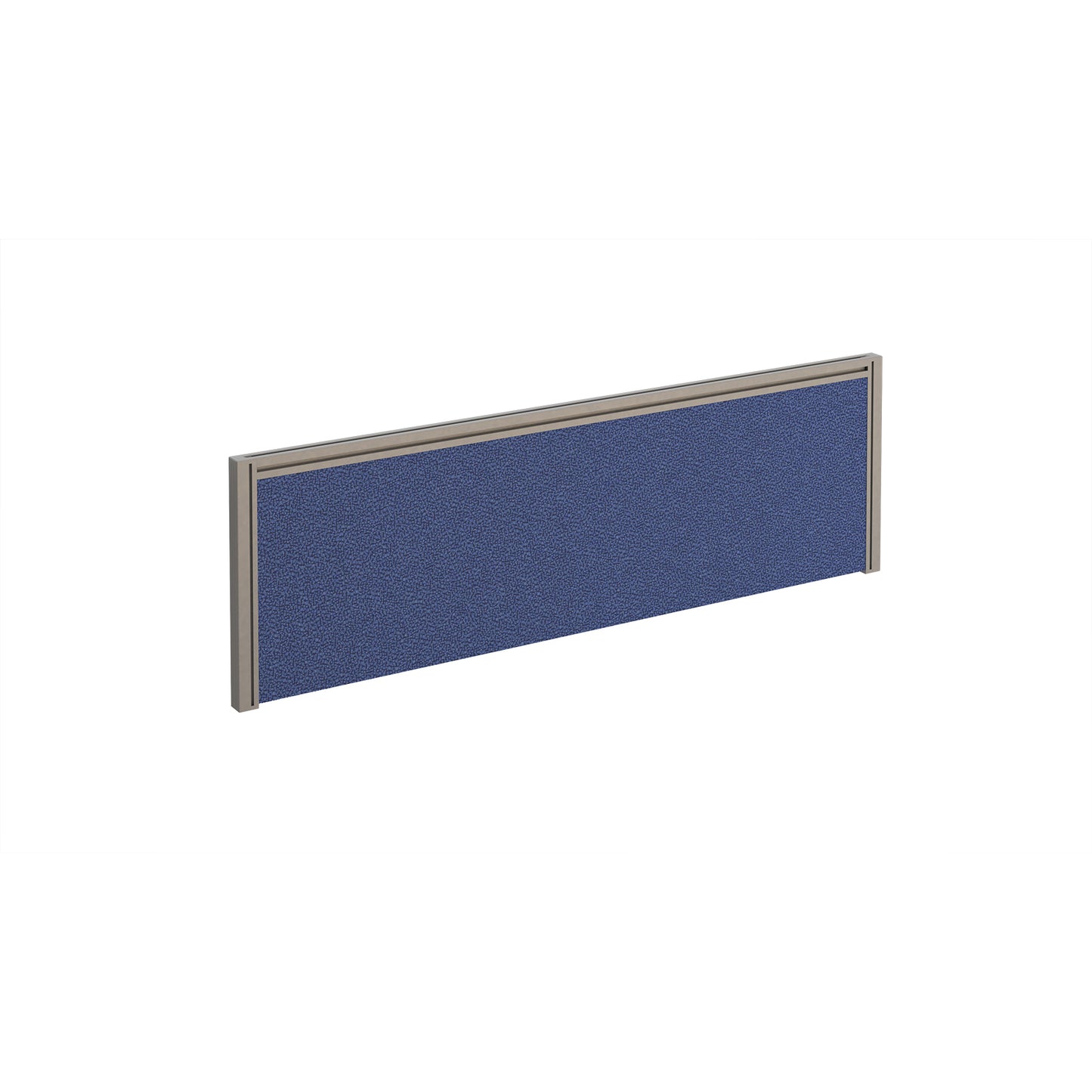 Straight fabric desktop screen with aluminium frame - A1200-S