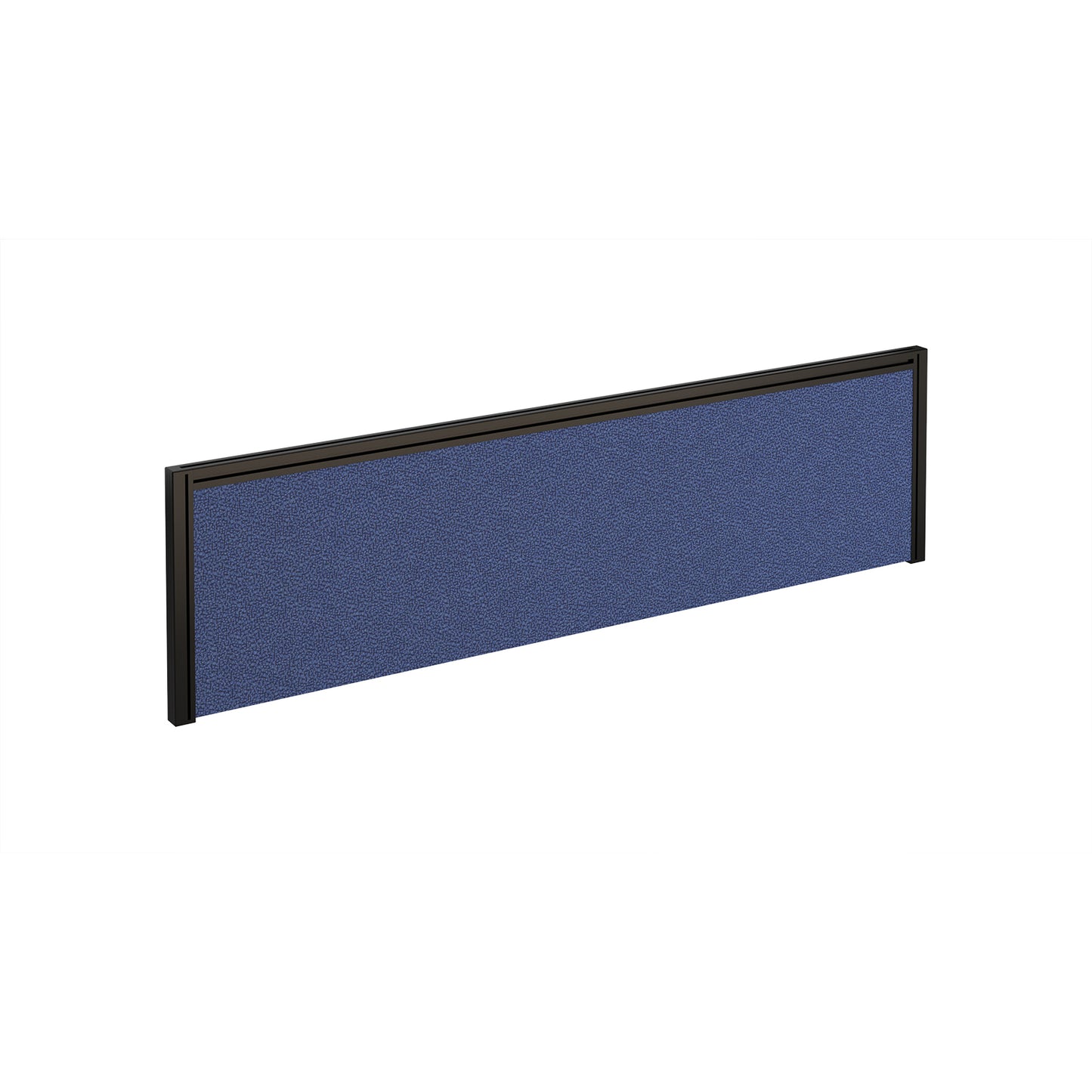 Straight fabric desktop screen with aluminium frame - A1400-K