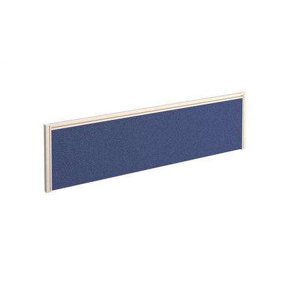 Straight fabric desktop screen with aluminium frame - A1400-WH