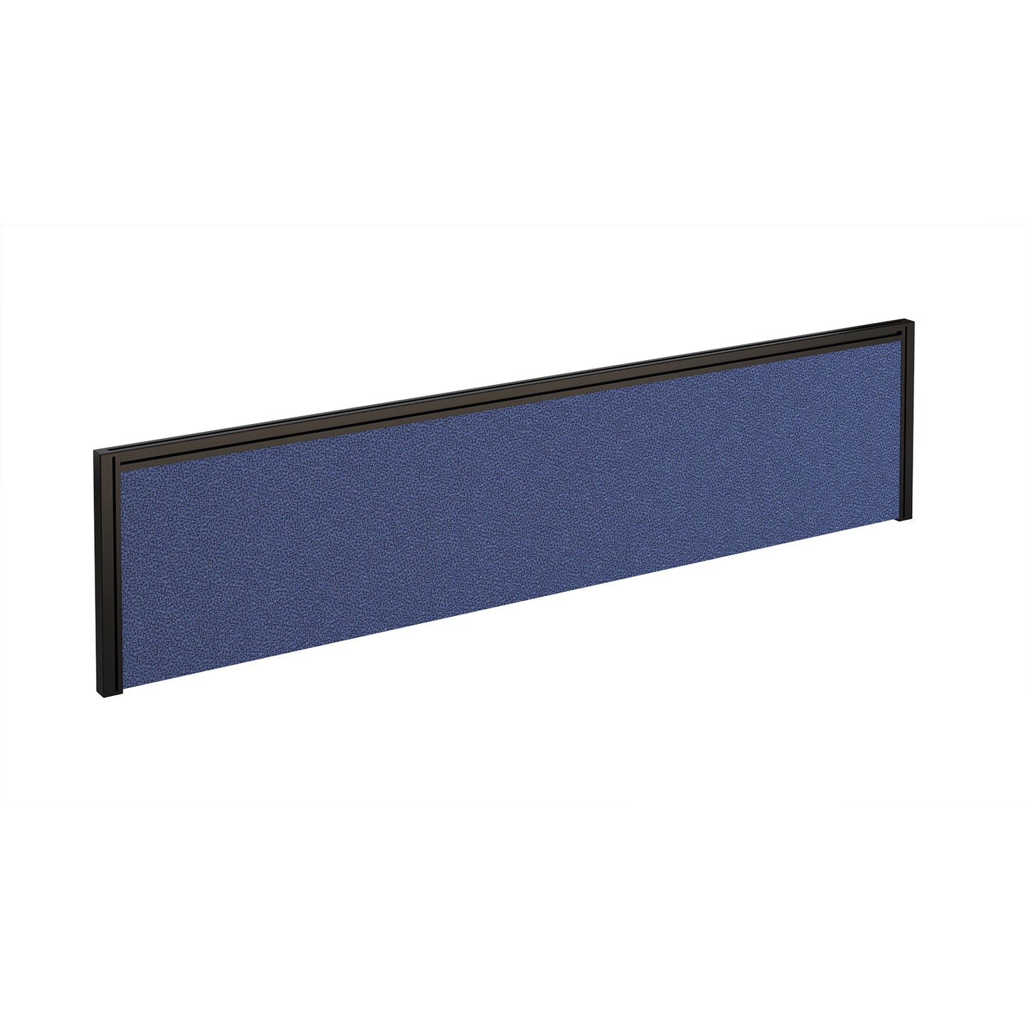 Straight fabric desktop screen with aluminium frame - A1600-K