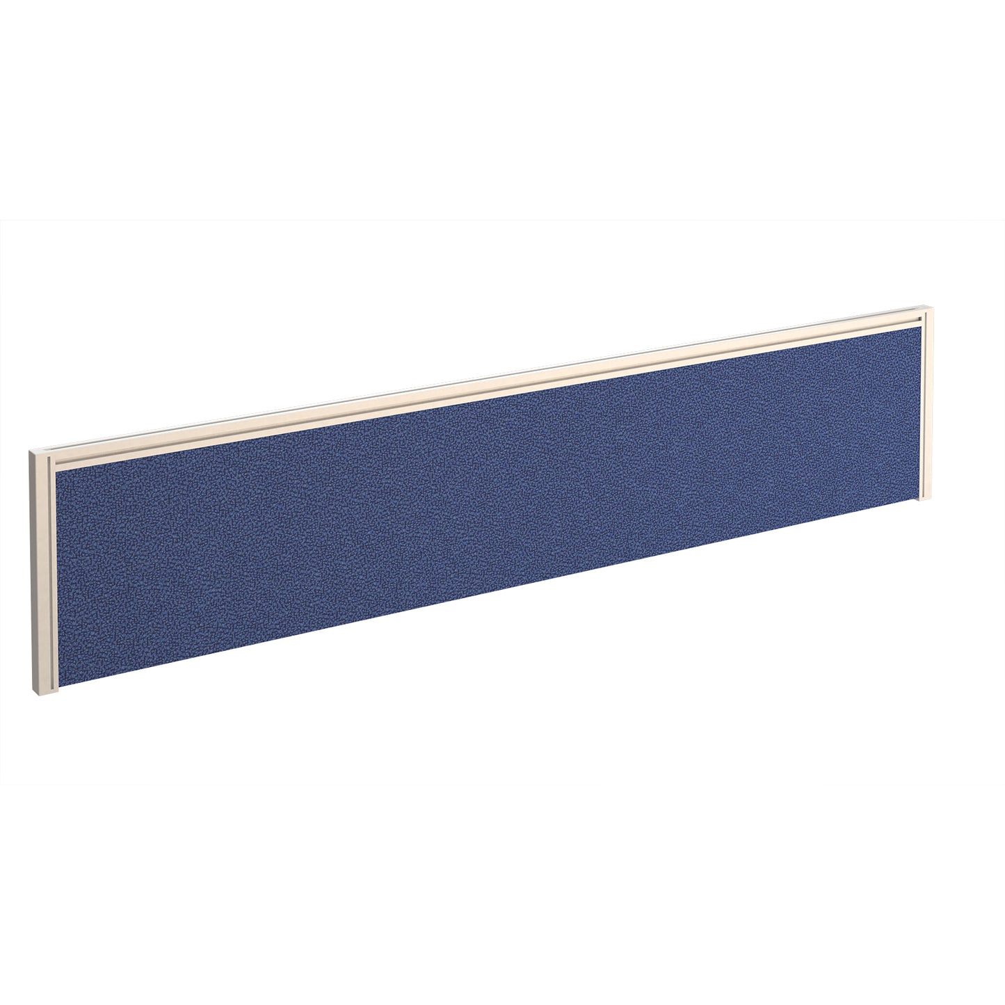 Straight fabric desktop screen with aluminium frame - A1800-WH