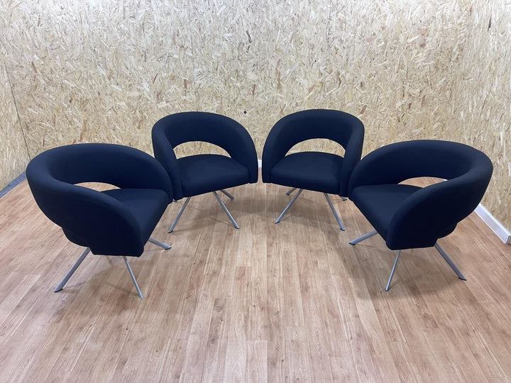 Boss Design Choo Reception/lounge Swivel Chairs - Set Of 4 - Can Deliver