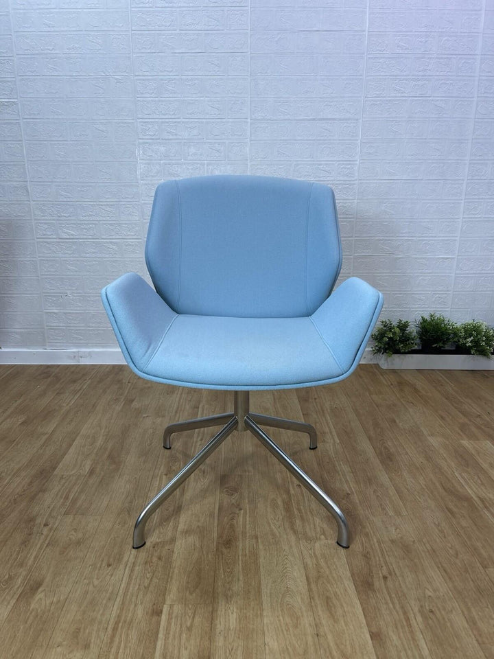 Boss Design Kruze Purple Swivel Tub Chair / Reception / Lounge - UK DELIVERY
