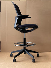 T25 Ergonomic Chair / Extended Height, Footrest - Excellent Condition - UK Delivery
