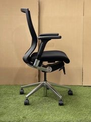 Techo Sidiz T50 Ergonomic Office Chair – Mesh Back Fabric Seat Operator Chair