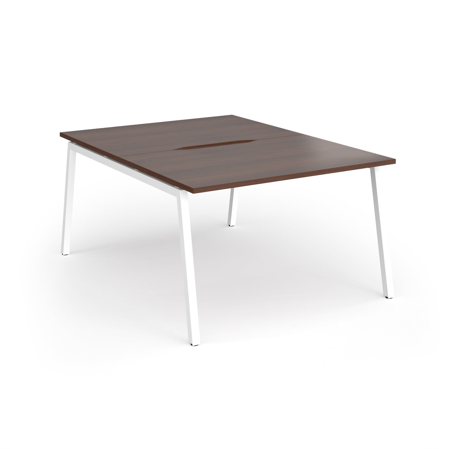 Connex Plus Angled Frame back to back desks 1600mm deep - ACO1216-WH-W