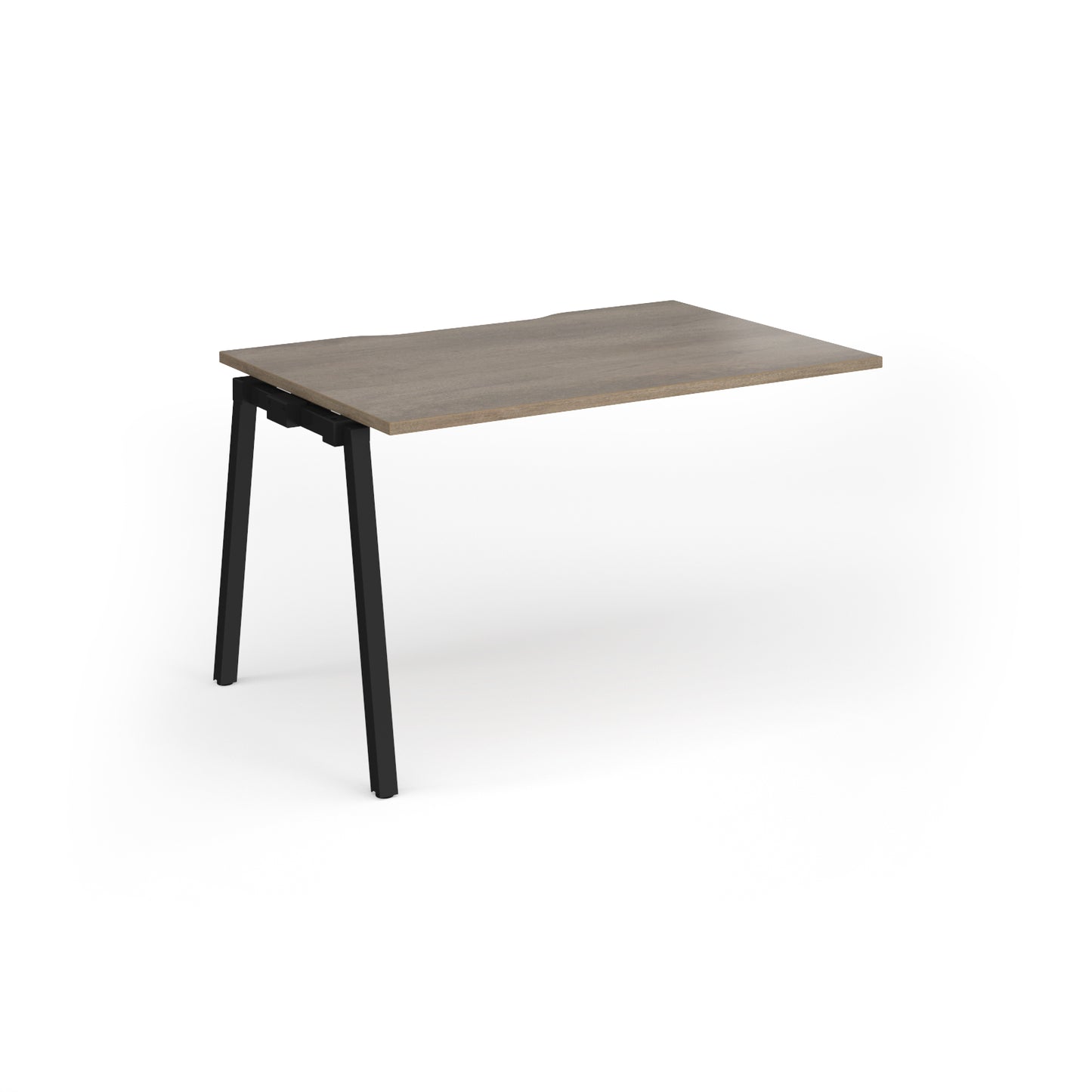 Connex Plus Angled Frame Single Add on Desk - ACO128-AB-K-NO