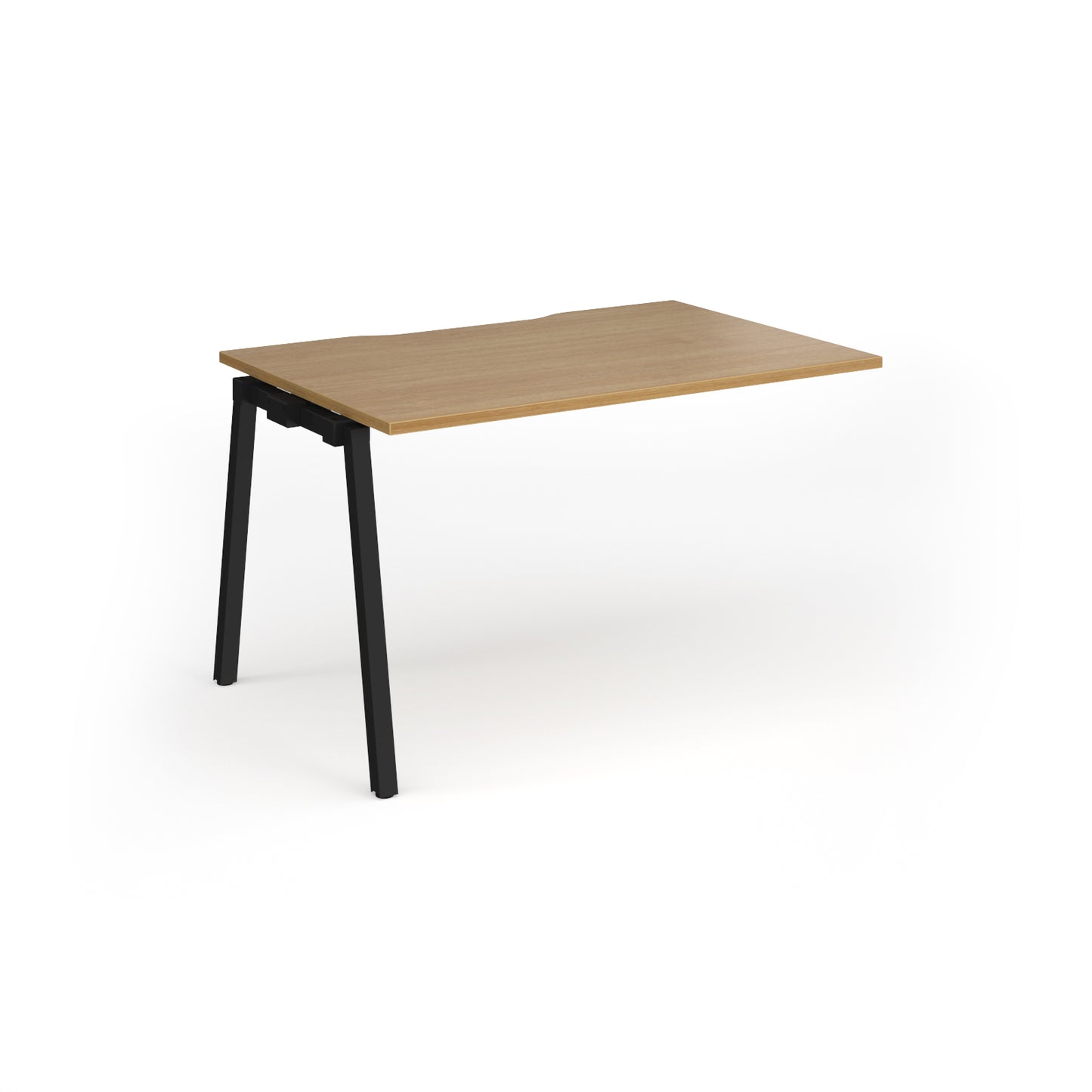 Connex Plus Angled Frame Single Add on Desk - ACO128-AB-K-O