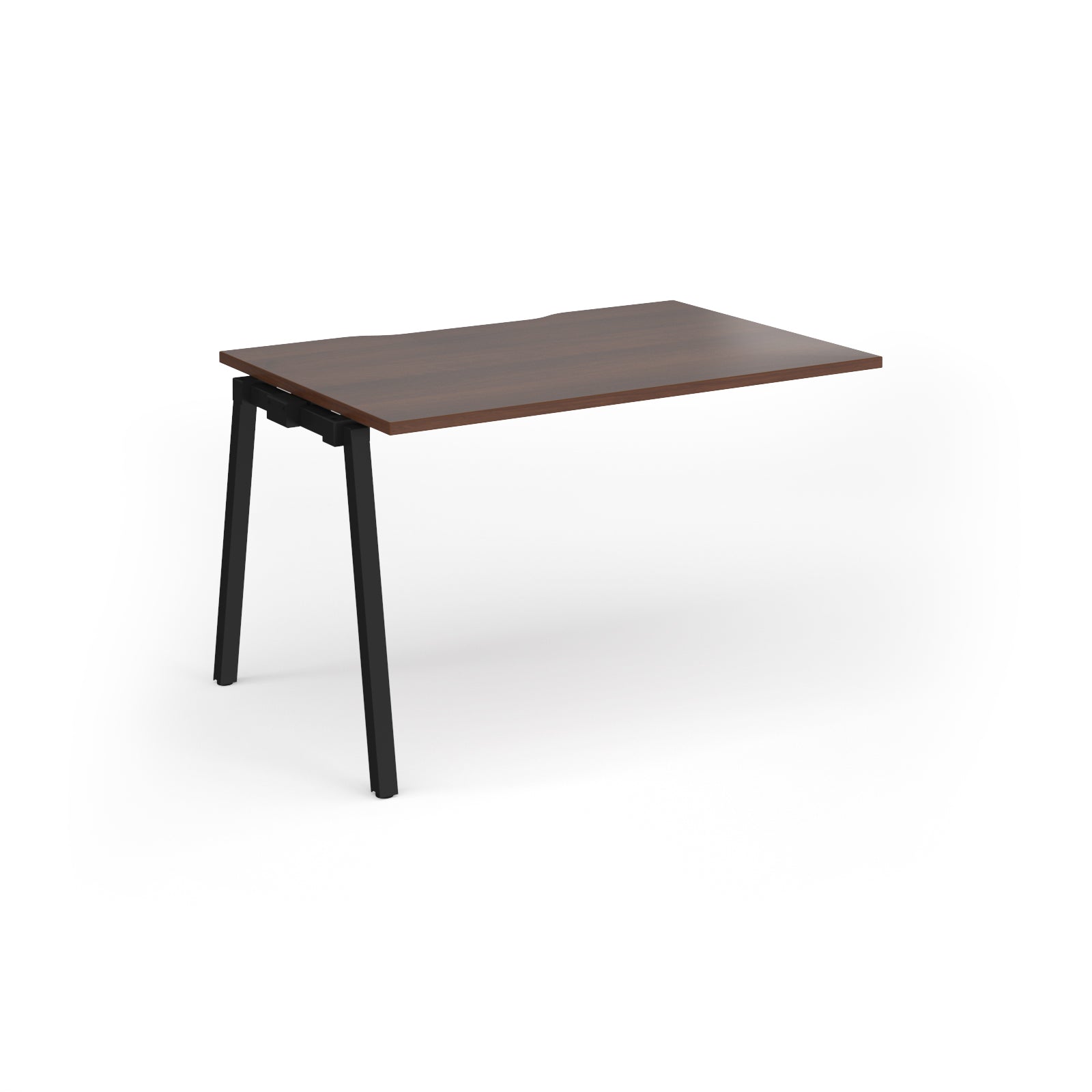 Connex Plus Angled Frame Single Add on Desk - ACO128-AB-K-W