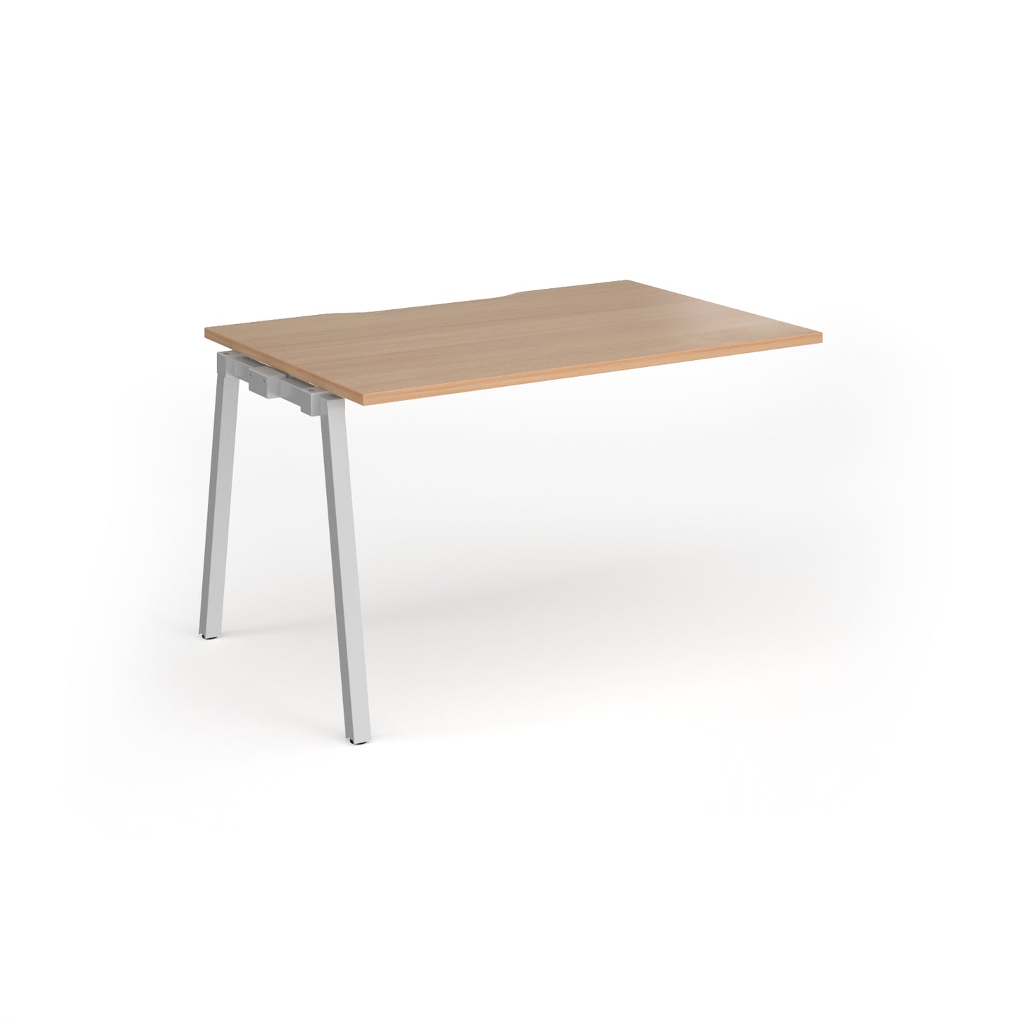 Connex Plus Angled Frame Single Add on Desk - ACO128-AB-S-B