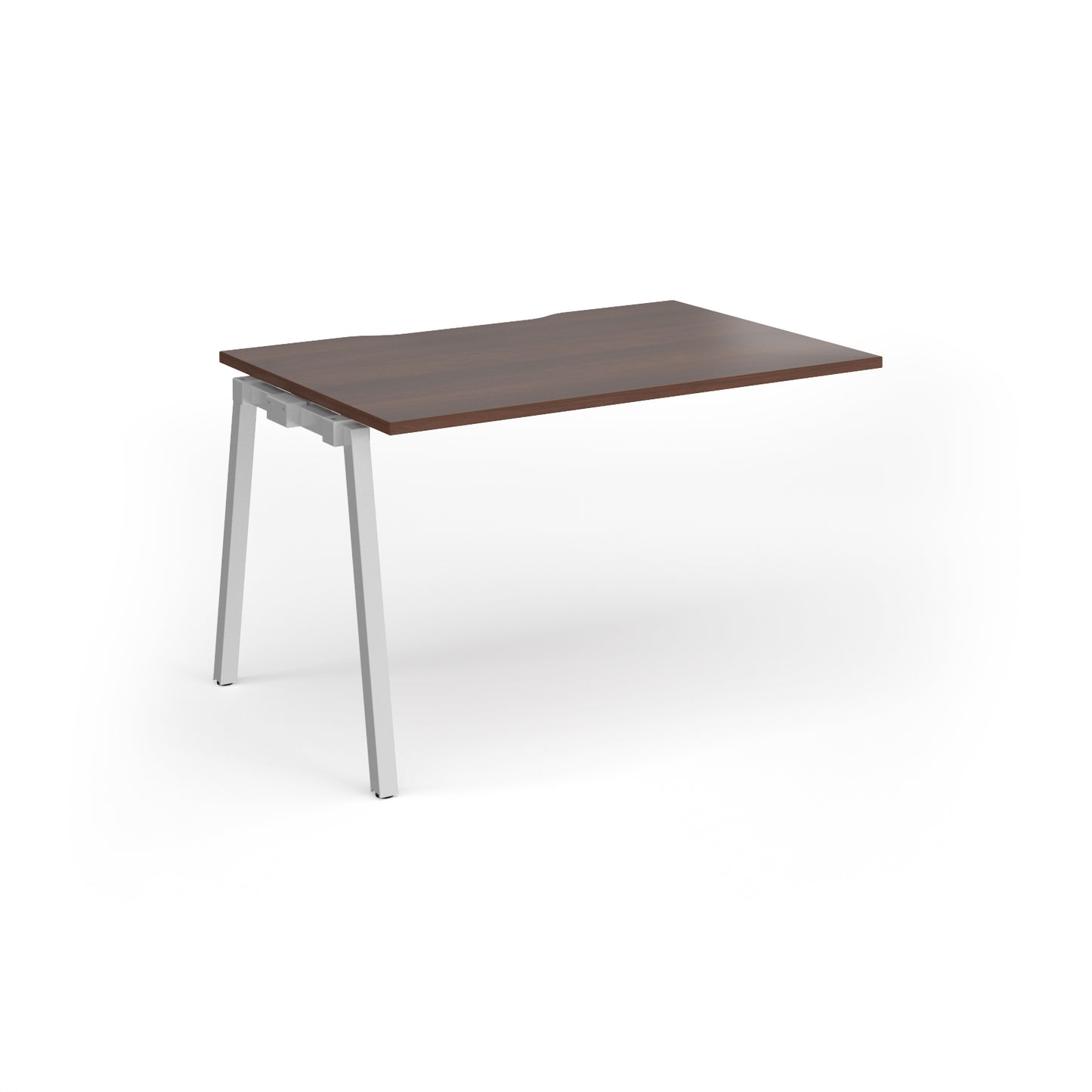 Connex Plus Angled Frame Single Add on Desk - ACO128-AB-S-W