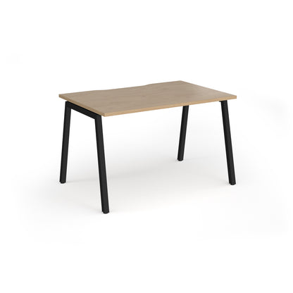 Connex Plus Angled Frame Single Desk - ACO128-K-KO