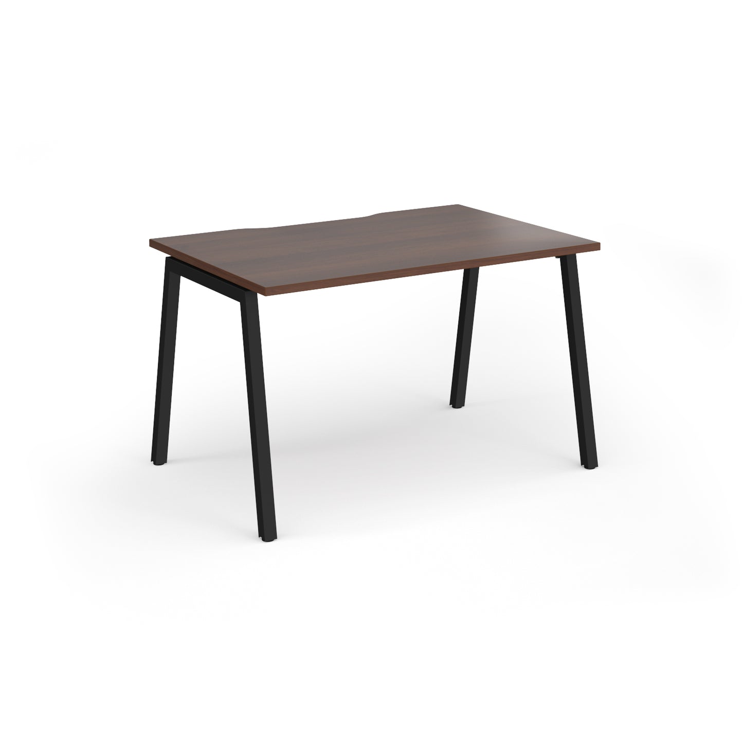 Connex Plus Angled Frame Single Desk - ACO128-K-W