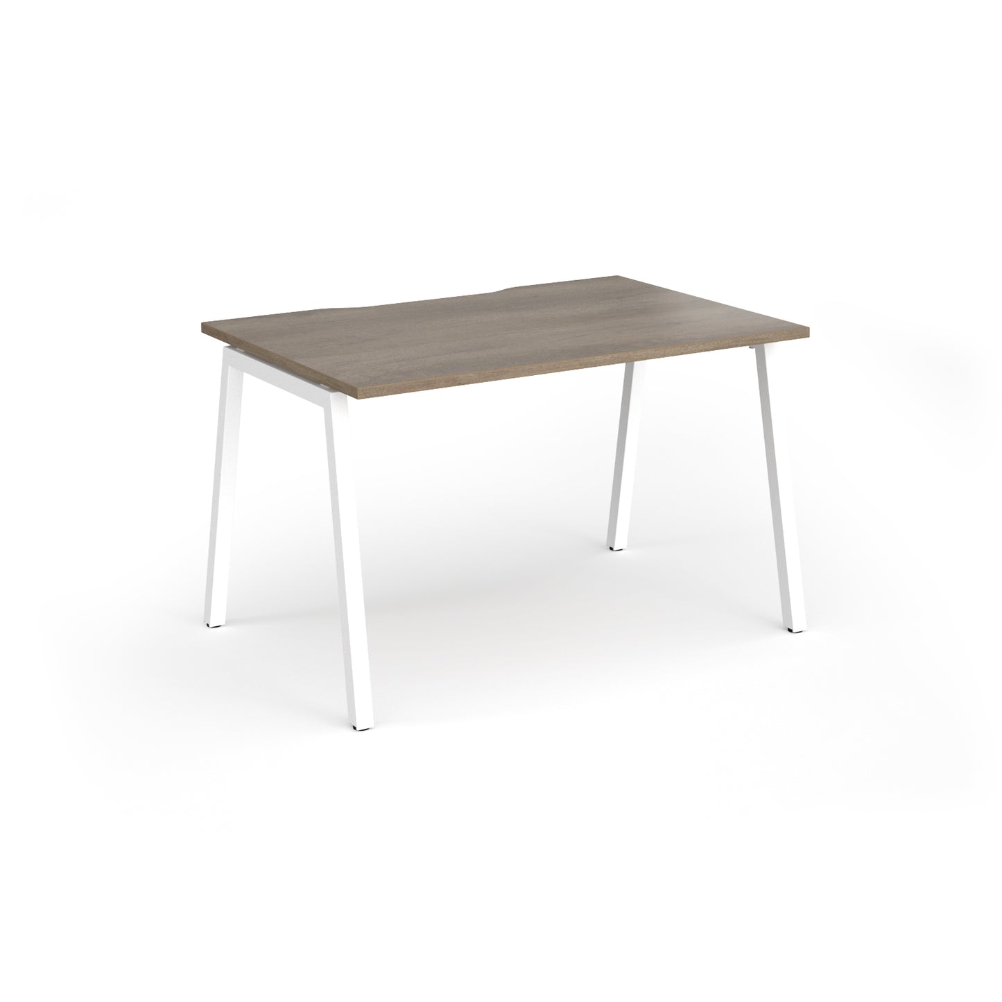 Connex Plus Angled Frame Single Desk - ACO128-WH-NO