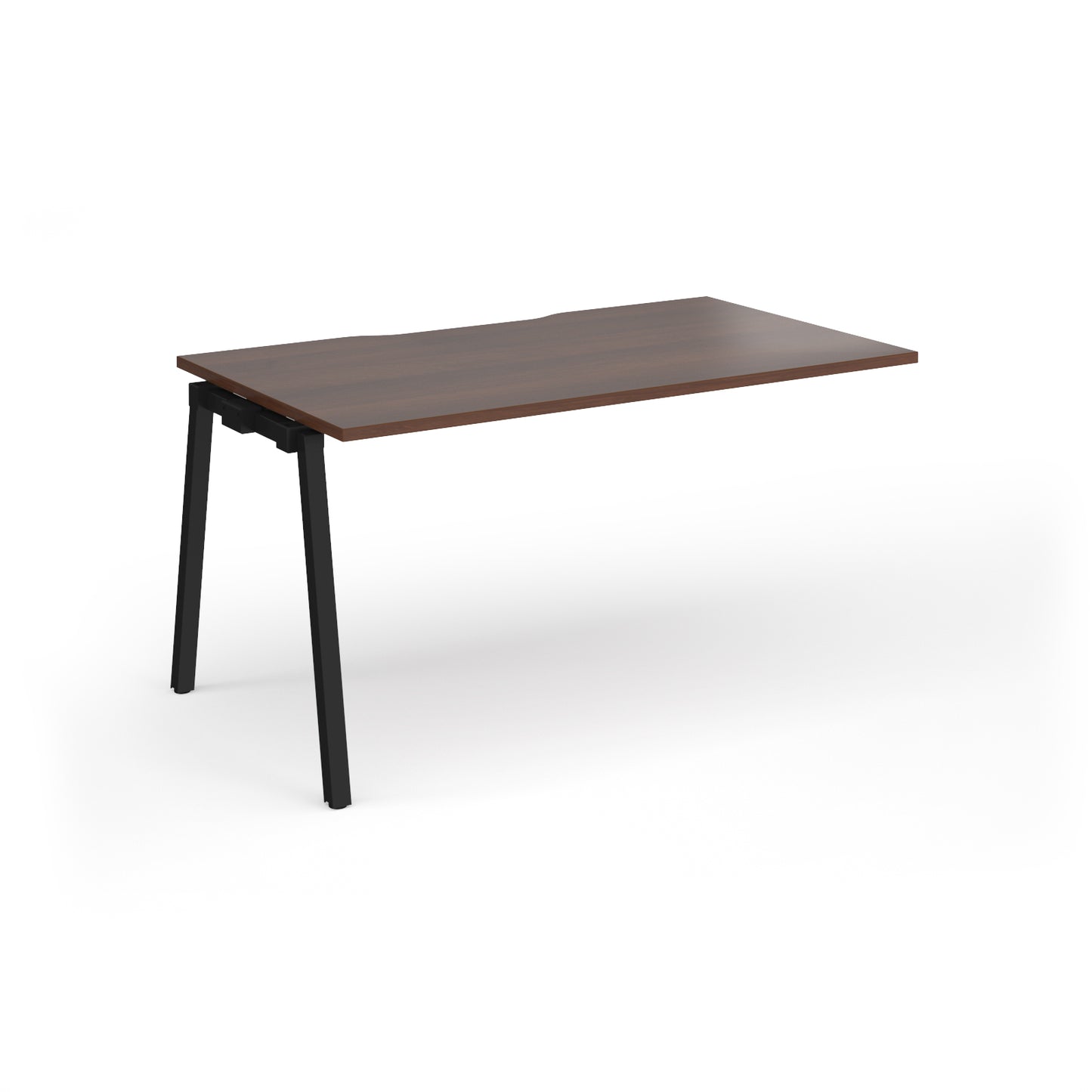 Connex Plus Angled Frame Single Add on Desk - ACO148-AB-K-W