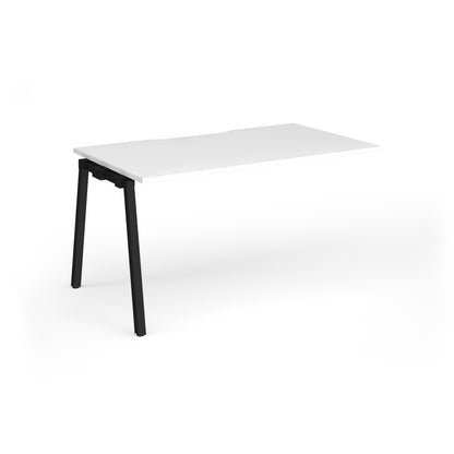 Connex Plus Angled Frame Single Add on Desk - ACO148-AB-K-WH