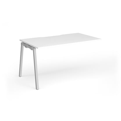 Connex Plus Angled Frame Single Add on Desk - ACO148-AB-S-WH