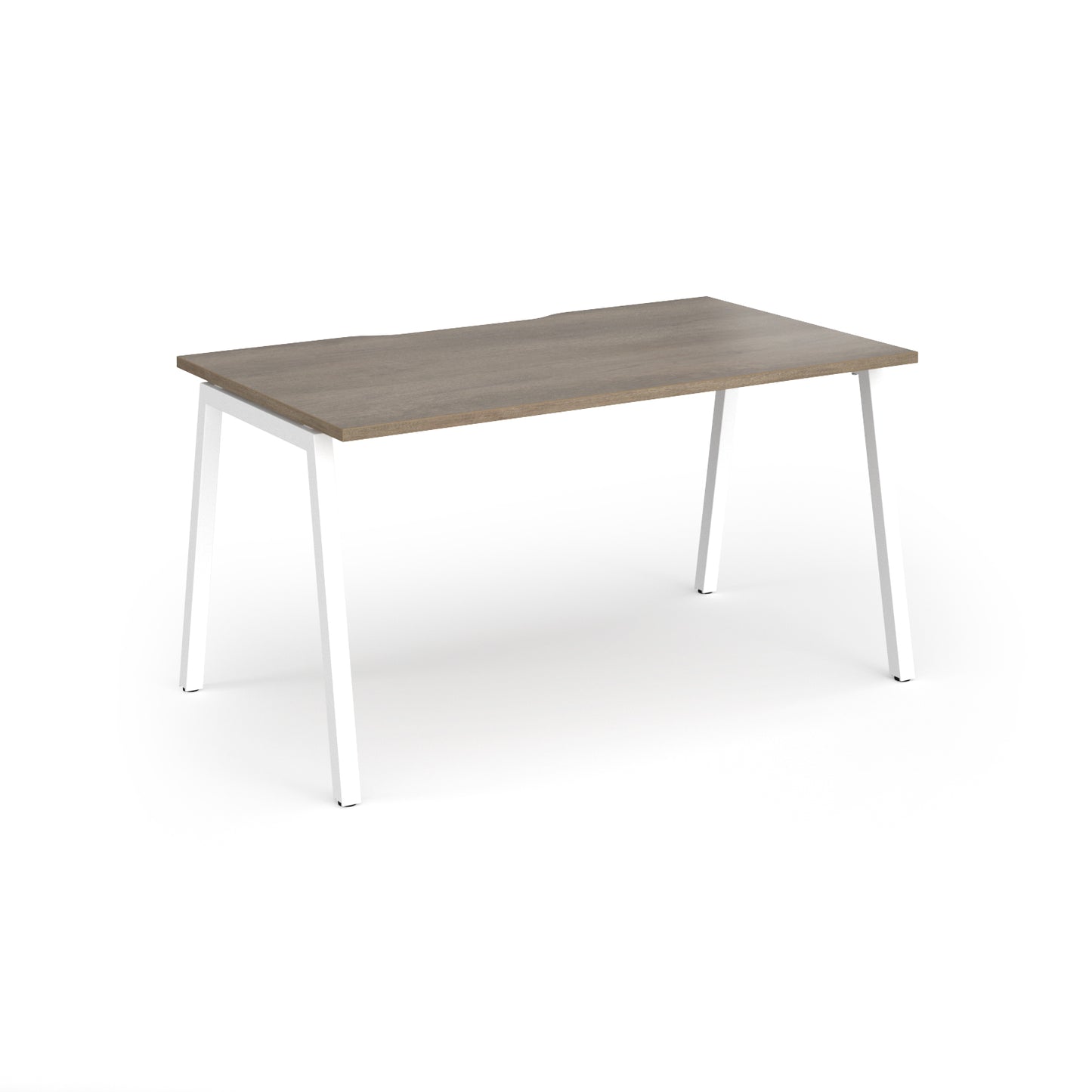 Connex Plus Angled Frame Single Desk - ACO148-WH-NO