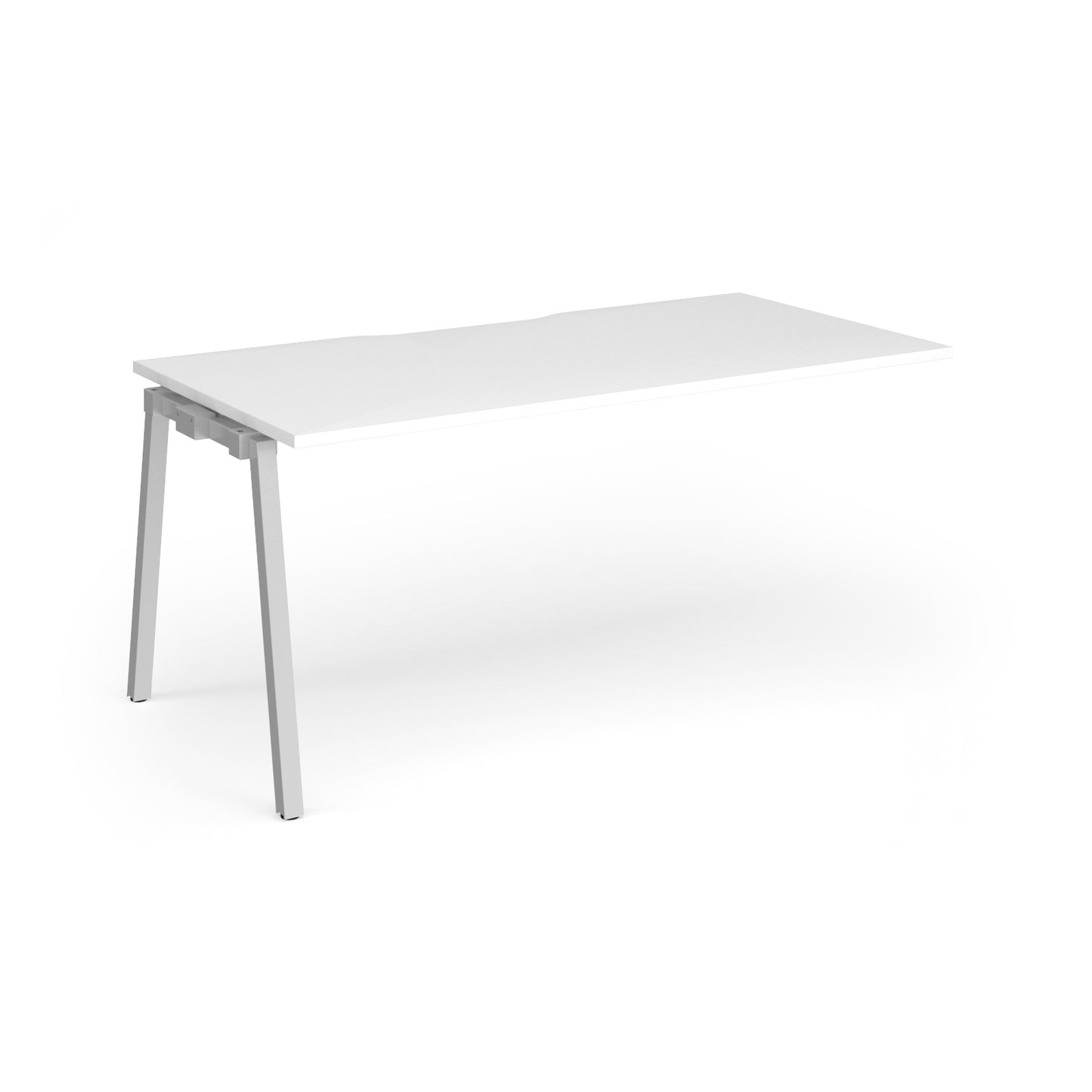 Connex Plus Angled Frame Single Add on Desk - ACO168-AB-S-WH