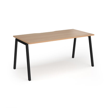 Connex Plus Angled Frame Single Desk - ACO168-K-B