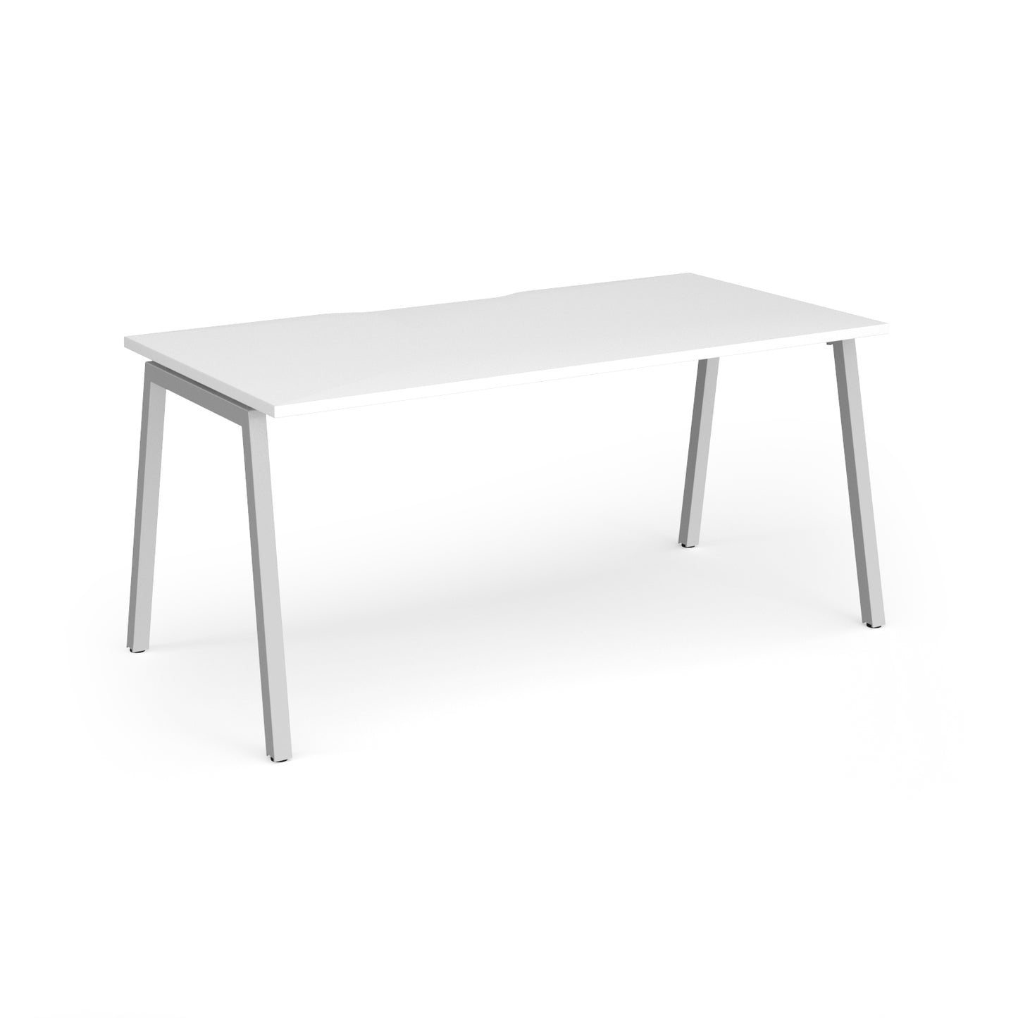 Connex Plus Angled Frame Single Desk - ACO168-S-WH