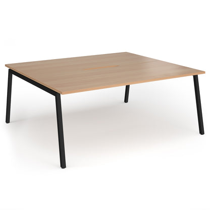 Connex Plus Angled Frame back to back desks 1600mm deep - ACO1816-K-B