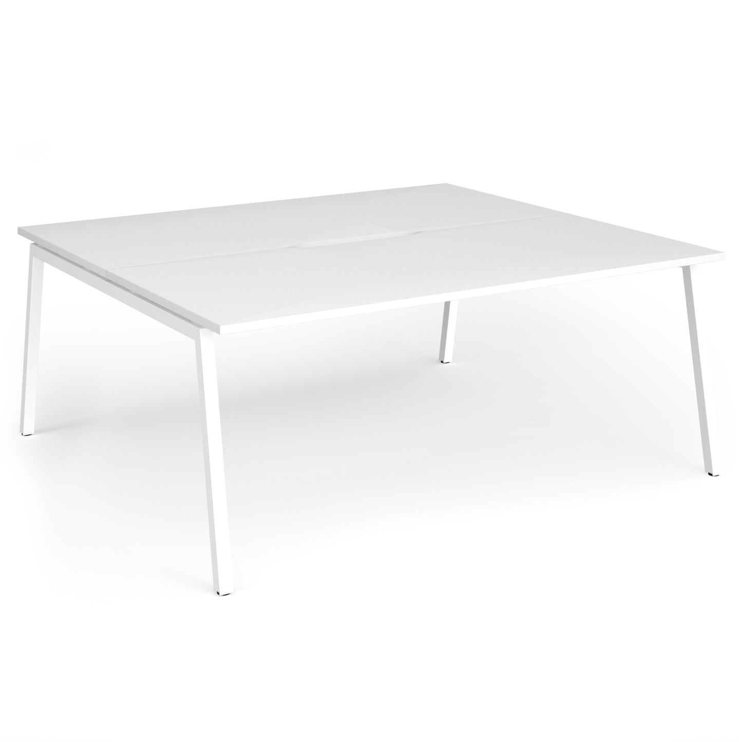 Connex Plus Angled Frame back to back desks 1600mm deep - ACO1816-WH-WH