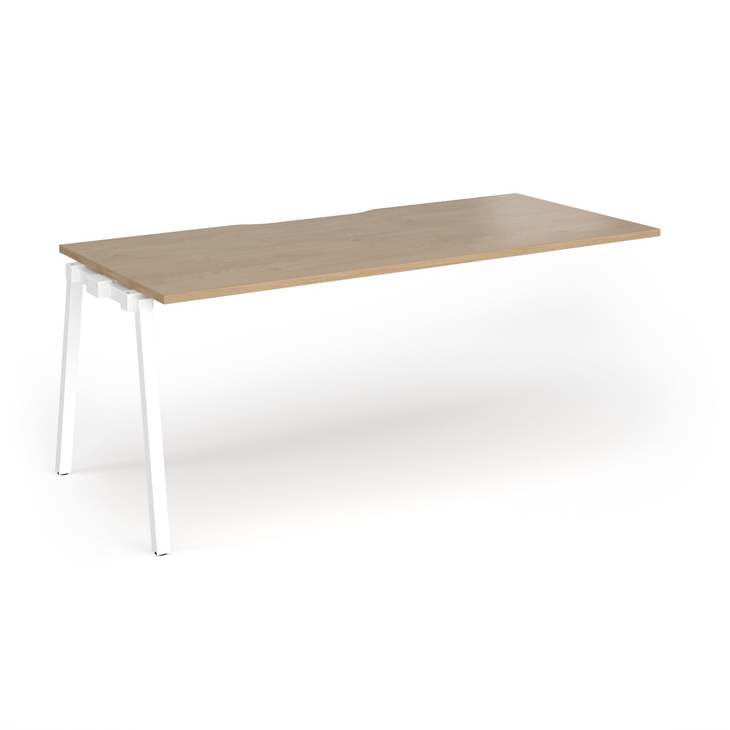 Connex Plus Angled Frame Single Add on Desk - ACO188-AB-WH-KO