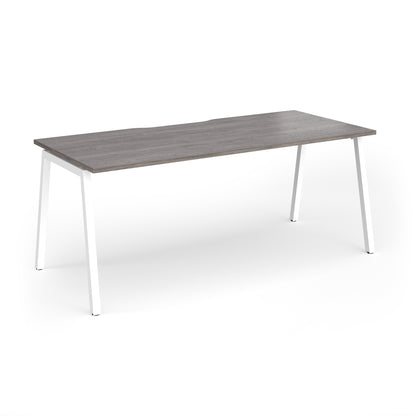 Connex Plus Angled Frame Single Desk - ACO188-WH-GO
