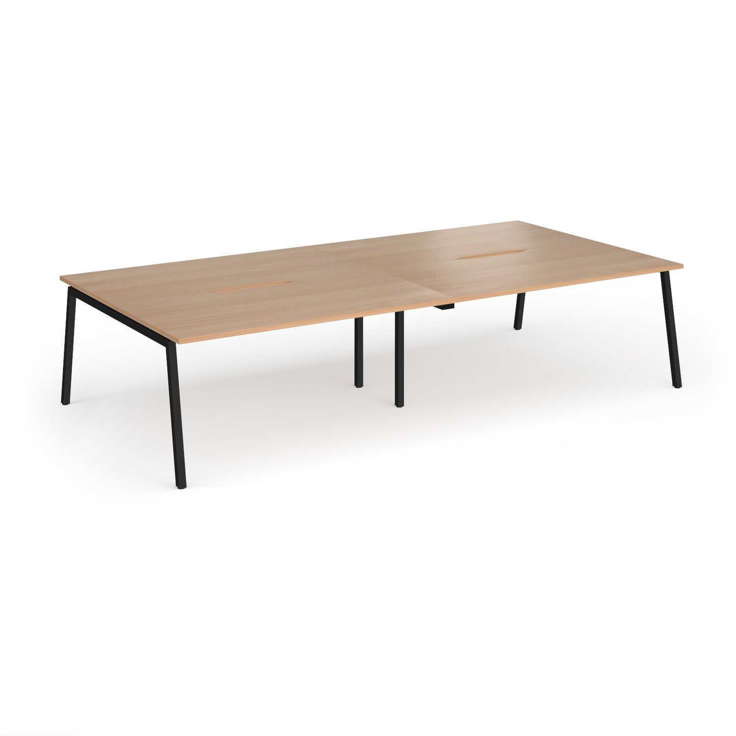 Connex Plus Angled Frame Double Back to Back Desks - ACO3216-K-B