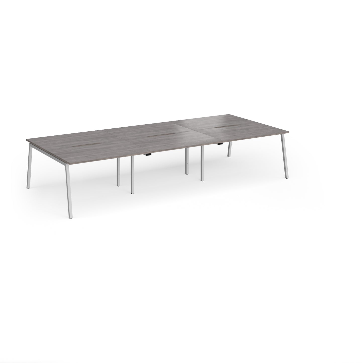 Connex Plus Angled Frame Triple Back to Back Desks - ACO3616-S-GO