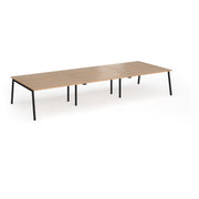 Connex Plus Angled Frame Triple Back to Back Desks