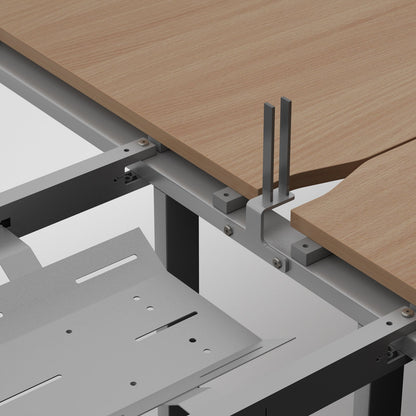 Intermediate screen bracket for Adapt and Fuze desks