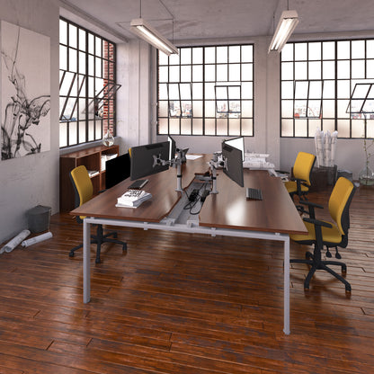 Adapt sliding top double B2B desks 1600mm deep