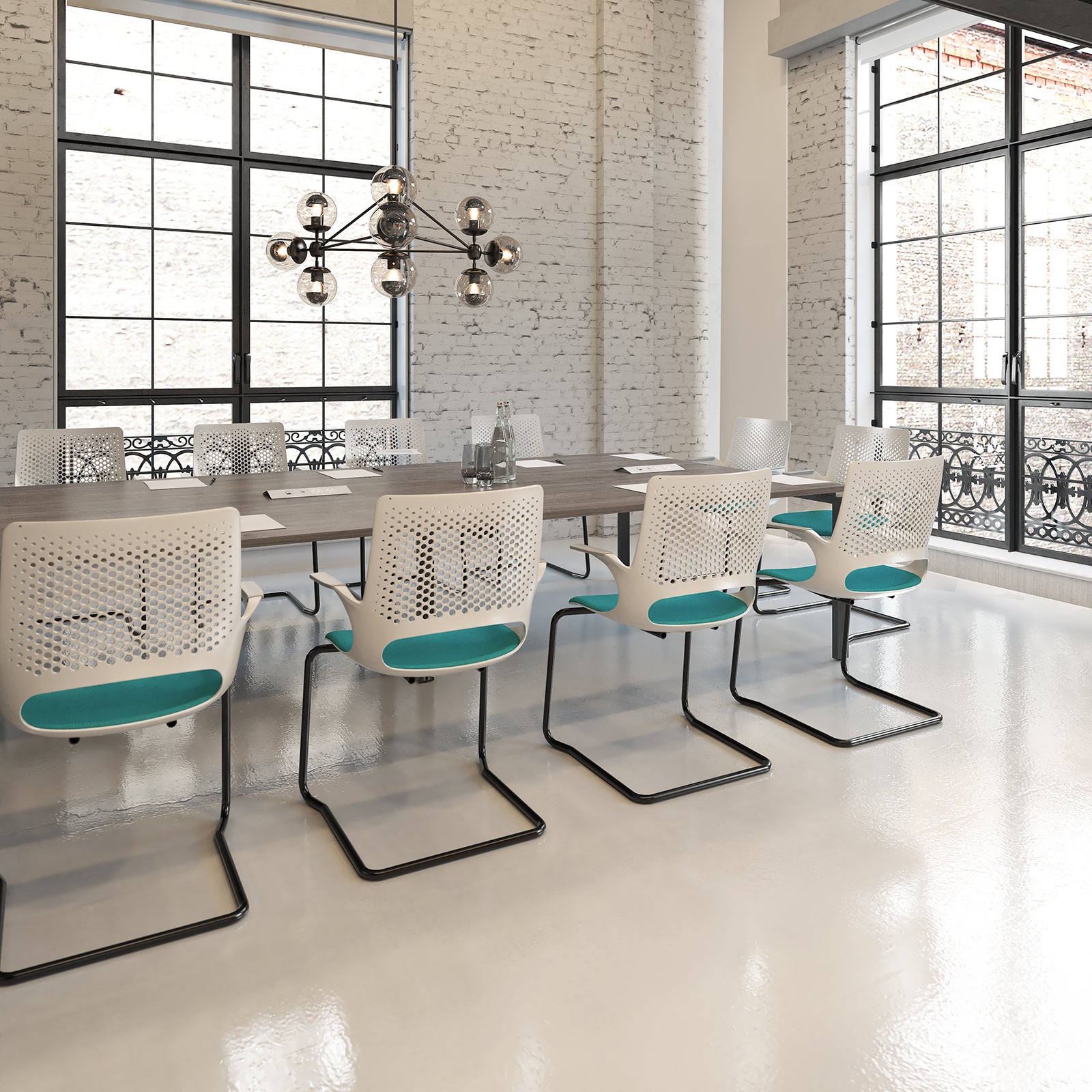 Adapt square boardroom table