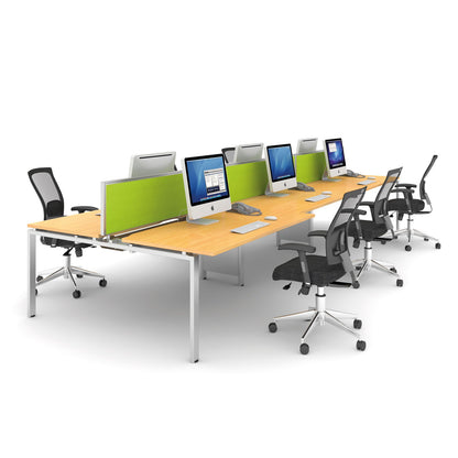 4 Persons - Adapt double back to back desks 1600mm deep