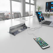 Aero fliptop in-table power module