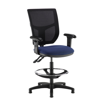 Altino mesh back draughtsman's chair - AHD12-000