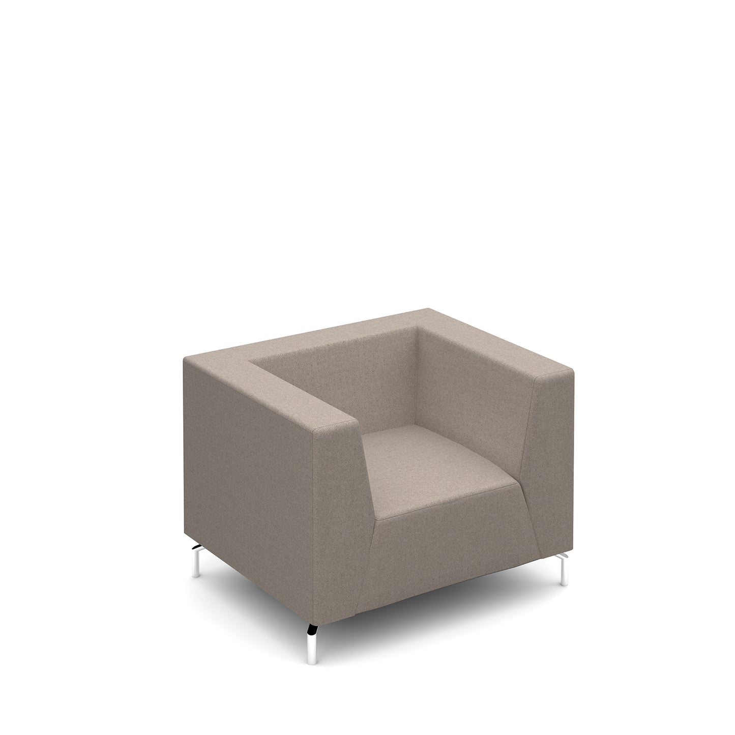 Low Back Single Seater Sofa - ALBAN01-LOW