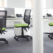 Altino AH20 mesh back asynchro operator chair - Black