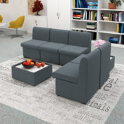 Alto modular reception seating with no arms