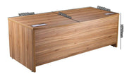Executive Straight Desk In American Black Walnut