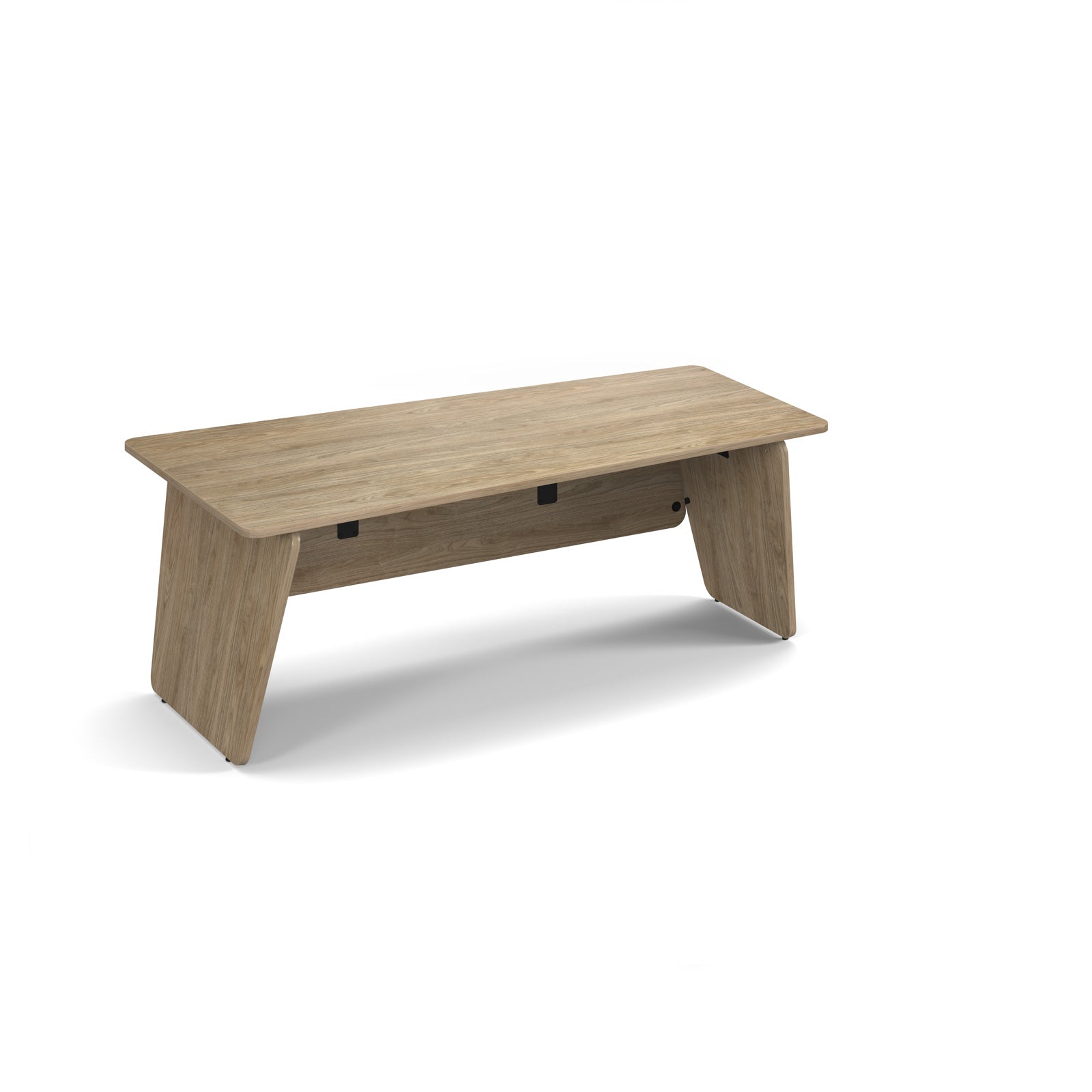 Anson Executive Desk - Panel Leg - ANS-ED-BW